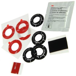 Flush Eye Mounting Ring & Adhesive Pads x 4